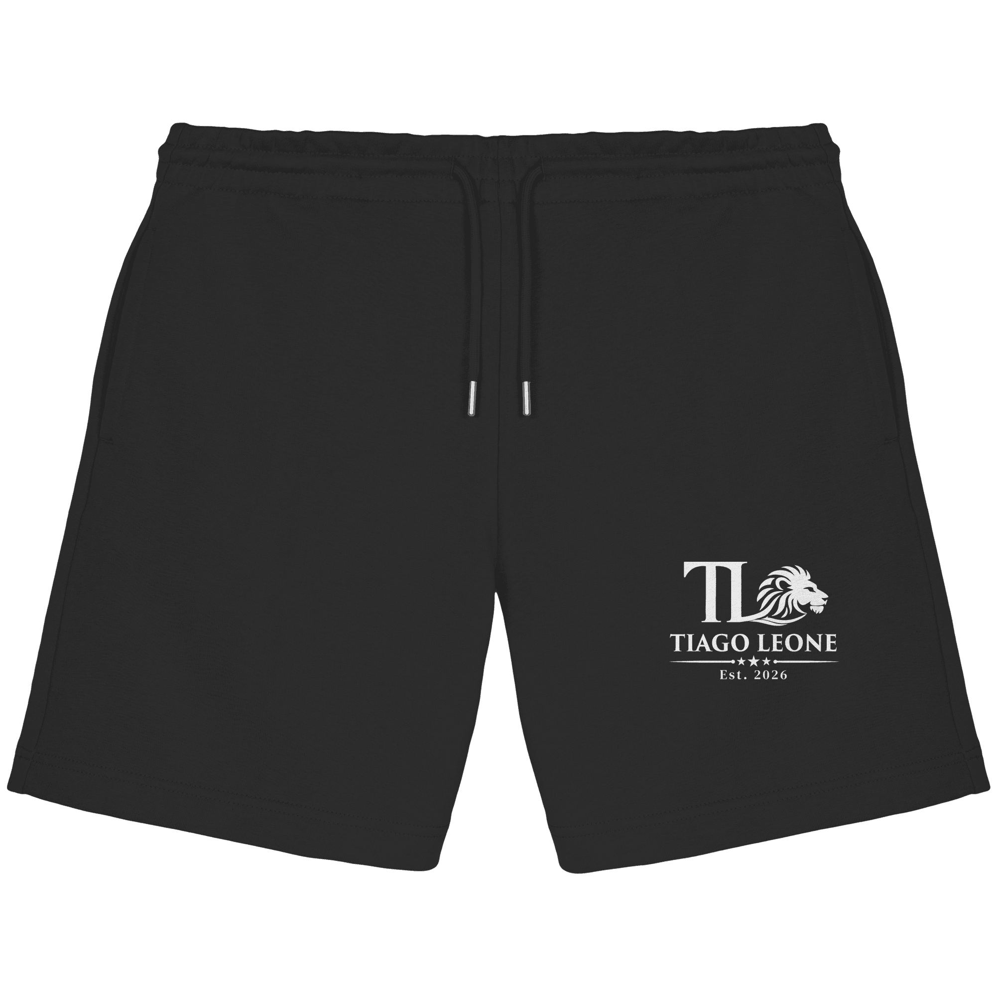 TIAGO LEONE Organic Jogger Shorts Black