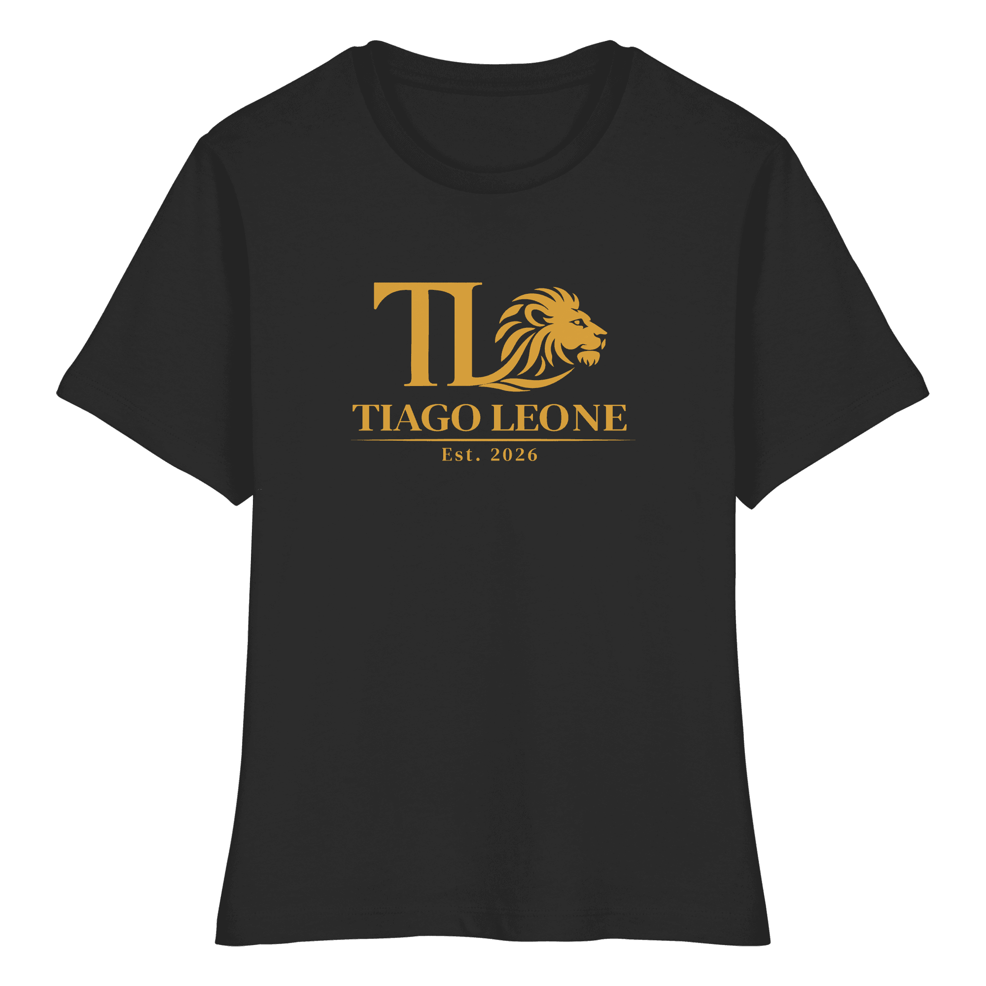 TIAGO LEONE Fitted Ladies Organic Shirt Black