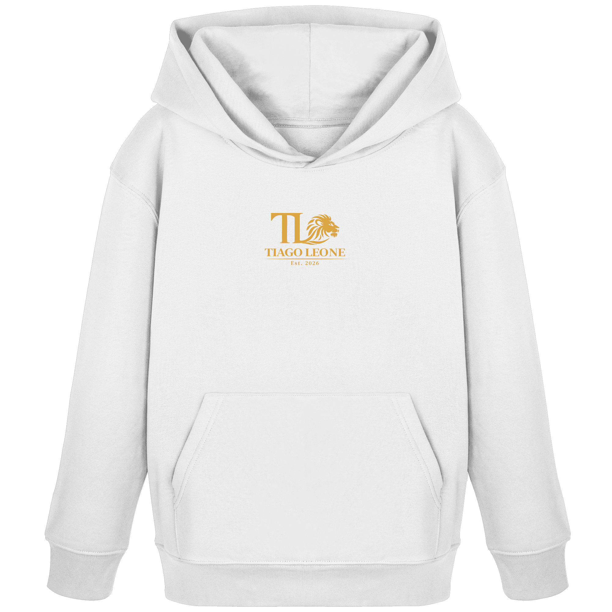 TIAGO LEONE Kids Organic Hoodie White