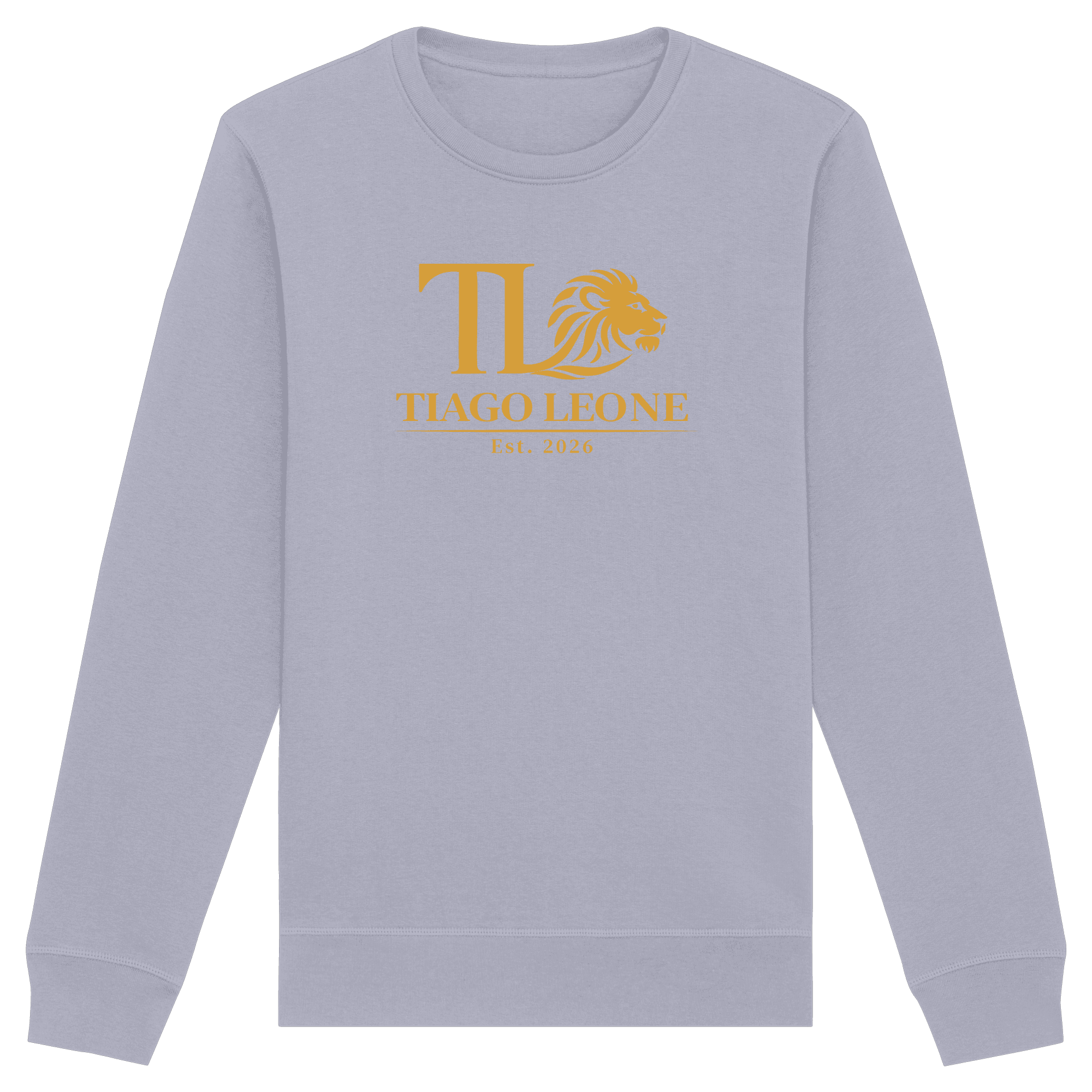 TIAGO LEONE Organic Basic Unisex Sweatshirt Serene Blue