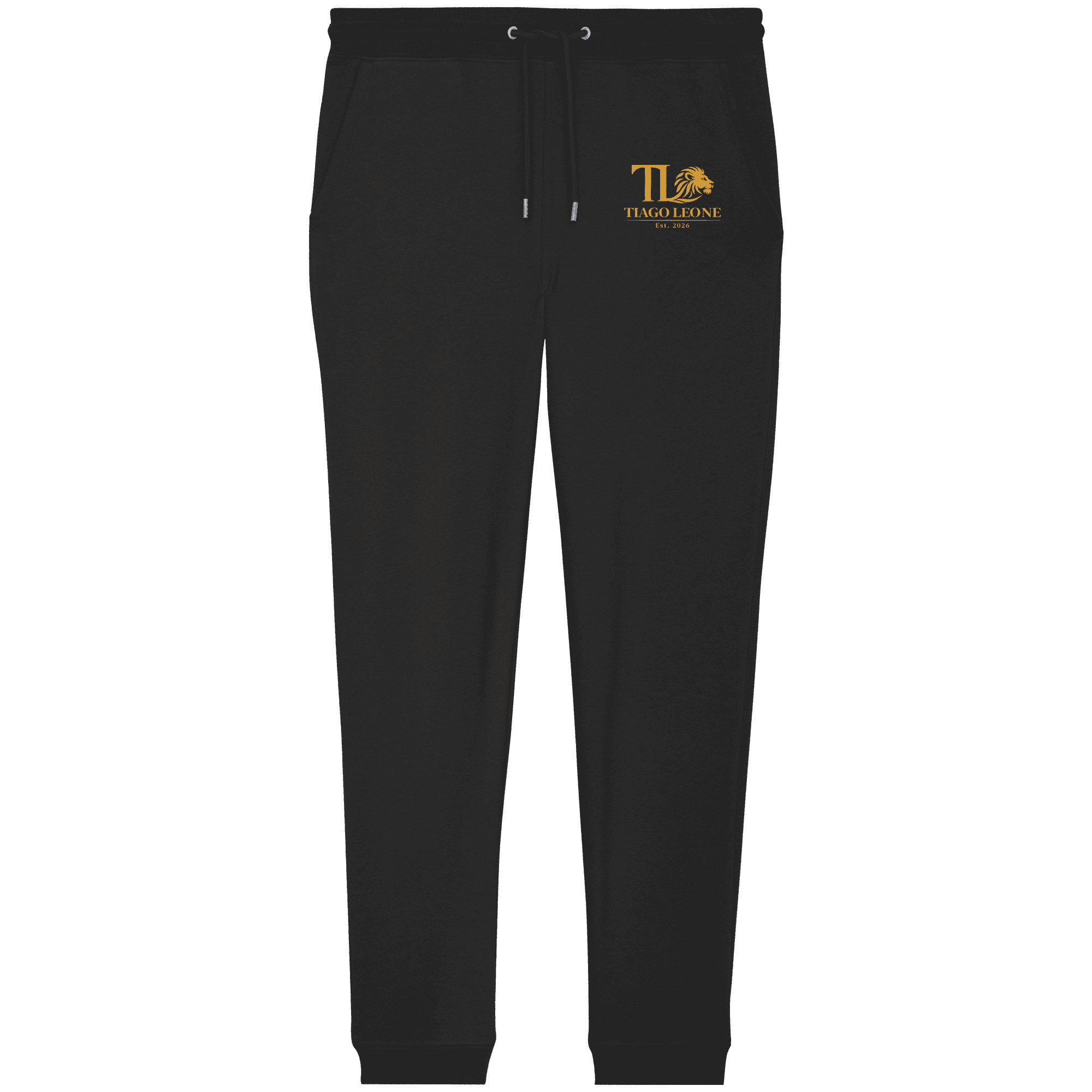 TIAGO LEONE Organic Jogger Pants Black